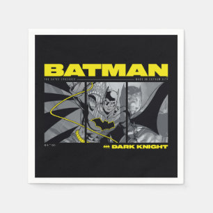 Batman Comic Tri-Panel Graphic Servet