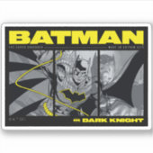 Batman Comic Tri-Panel Graphic Sticker (Voorkant)