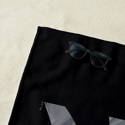 Batman Comic Tri-Panel Graphic Strandlaken (In situ)