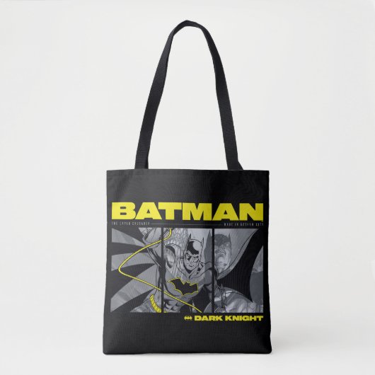 Batman Comic Tri-Panel Graphic Tote Bag (Voorkant)
