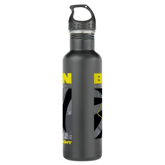 Batman Comic Tri-Panel Graphic Waterfles (Achterkant)