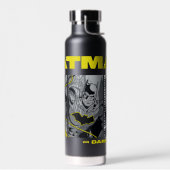 Batman Comic Tri-Panel Graphic Waterfles (Links)