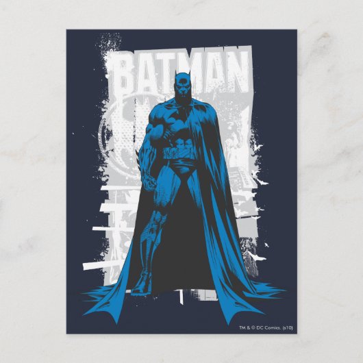 Batman Comic -  volledig Uitzicht Briefkaart (Voorkant)