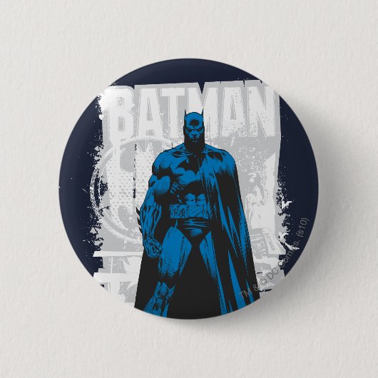 Batman Comic -  volledig Uitzicht Ronde Button 5,7 Cm (Voorkant)