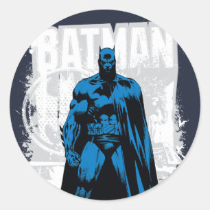 Batman Comic -  volledig Uitzicht Ronde Sticker