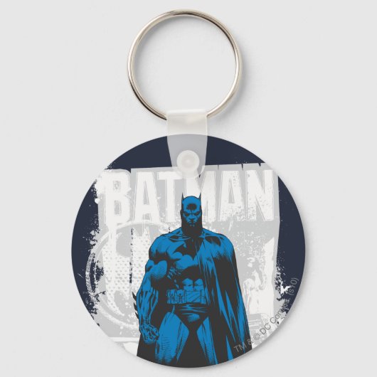 Batman Comic -  volledig Uitzicht Sleutelhanger (Voorkant)