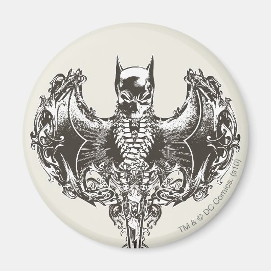 Batman Cowl en Skull Crest Magneet (Voorkant)