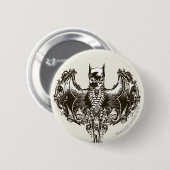 Batman Cowl en Skull Crest Ronde Button 5,7 Cm (Voorkant /achterkant)