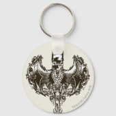 Batman Cowl en Skull Crest Sleutelhanger (Voorkant)