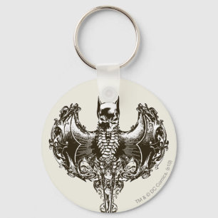 Batman Cowl en Skull Crest Sleutelhanger