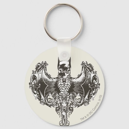 Batman Cowl en Skull Crest Sleutelhanger (Voorkant)