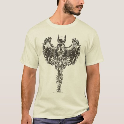 Batman Cowl en Skull Crest T-shirt (Voorkant)