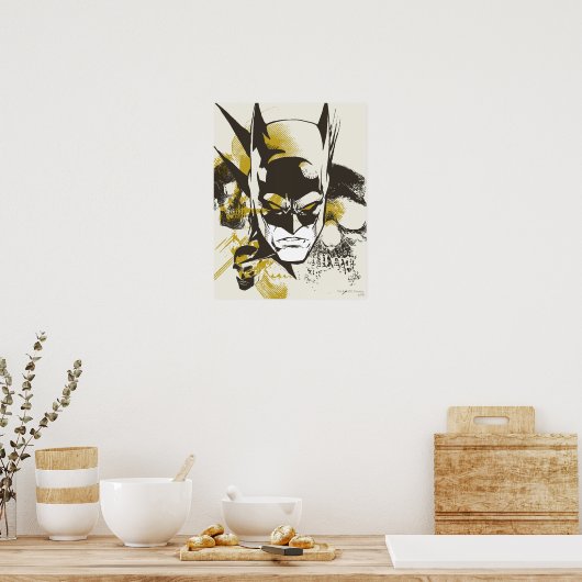 Batman Cowl en Skulls Poster (Keuken)