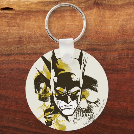 Batman Cowl en Skulls Sleutelhanger (Voorkant)