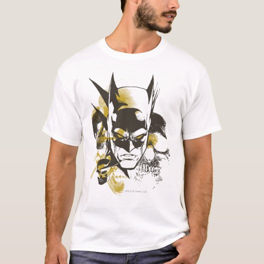 Batman Cowl en Skulls T-shirt (Voorkant)