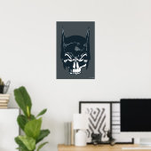 Batman Cowl/Skull-pictogram Poster (Thuiskantoor)