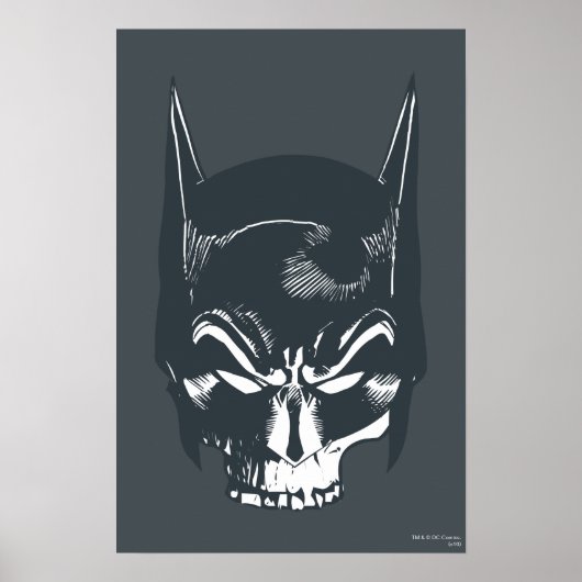 Batman Cowl/Skull-pictogram Poster (Voorkant)