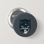 Batman Cowl/Skull-pictogram Ronde Button 5,7 Cm (Voorkant /achterkant)