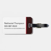 Batman Crimson Bat Signal Bagagelabel (Achterkant horizontaal)