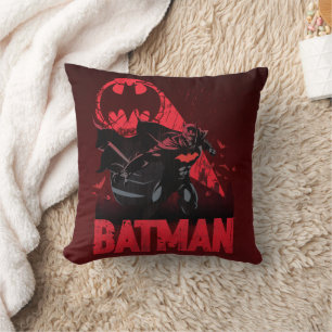 Batman Crimson Bat Signal Kussen