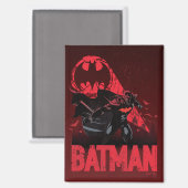 Batman Crimson Bat Signal Magneet (Voorkant / Achterkant)