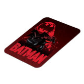 Batman Crimson Bat Signal Magneet (Linkerzijde)