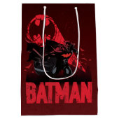Batman Crimson Bat Signal Medium Cadeauzakje (Achterkant)