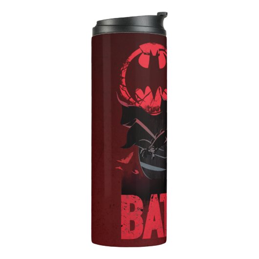 Batman Crimson Bat Signal Thermosbeker (Gedraaid links)