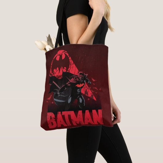 Batman Crimson Bat Signal Tote Bag (Dichtbij)