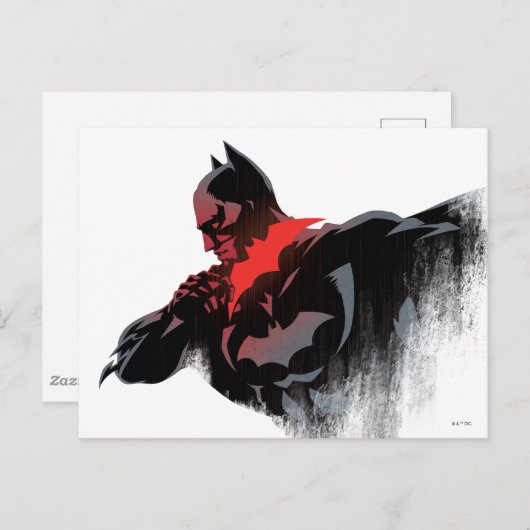 Batman Crimson Batarang Briefkaart (Voorkant / Achterkant)