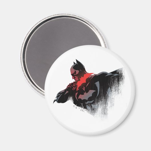 Batman Crimson Batarang Magneet (Voorkant / Achterkant)