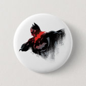 Batman Crimson Batarang Ronde Button 5,7 Cm (Voorkant)