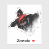 Batman Crimson Batarang Sticker (Vel)