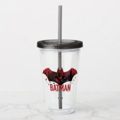 Batman Crimson Gotham Icon Acryl Drinkbeker (Voorkant)