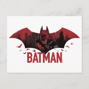 Batman Crimson Gotham Icon Briefkaart