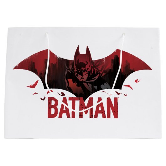Batman Crimson Gotham Icon Groot Cadeauzakje (Voorkant)