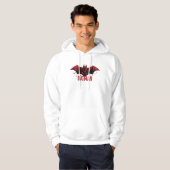 Batman Crimson Gotham Icon Hoodie (Voorkant volledig)