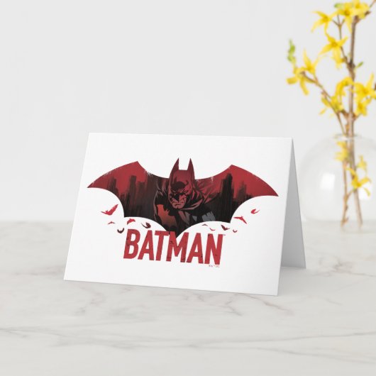 Batman Crimson Gotham Icon Kaart (Gele Bloem)