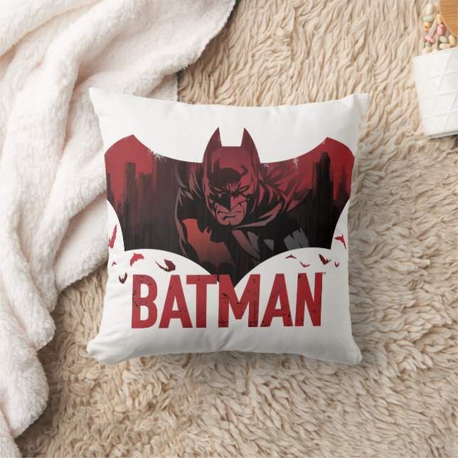 Batman Crimson Gotham Icon Kussen (Deken)