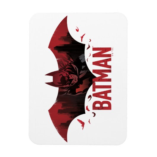 Batman Crimson Gotham Icon Magneet (Verticaal)
