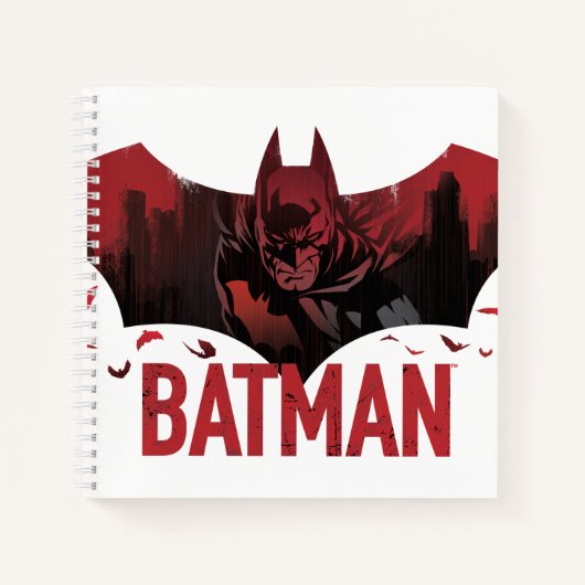 Batman Crimson Gotham Icon Notitieboek (Voorkant)