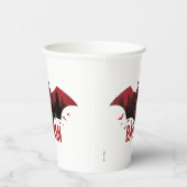 Batman Crimson Gotham Icon Papieren Bekers (Rechts)