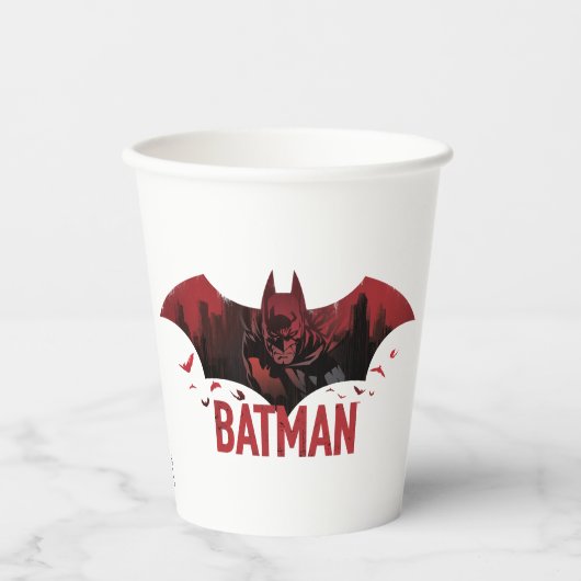 Batman Crimson Gotham Icon Papieren Bekers (Voorkant)