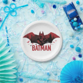 Batman Crimson Gotham Icon Papieren Bordje (Feest)