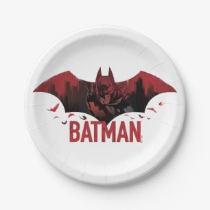 Batman Crimson Gotham Icon Papieren Bordje