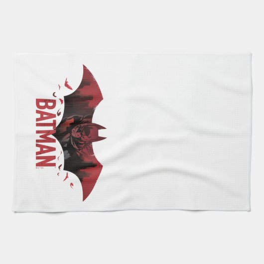 Batman Crimson Gotham Icon Theedoek (Horizontaal)