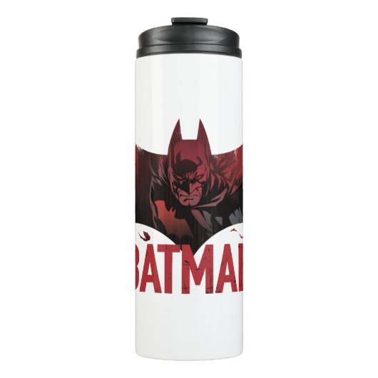Batman Crimson Gotham Icon Thermosbeker (Voorkant)