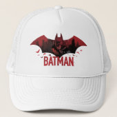 Batman Crimson Gotham Icon Trucker Pet (Voorkant)