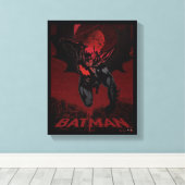 Batman Crimson Leap Canvas Afdruk (Insitu (Houten vloer))