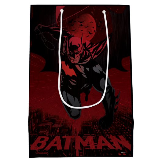 Batman Crimson Leap Medium Cadeauzakje (Achterkant)